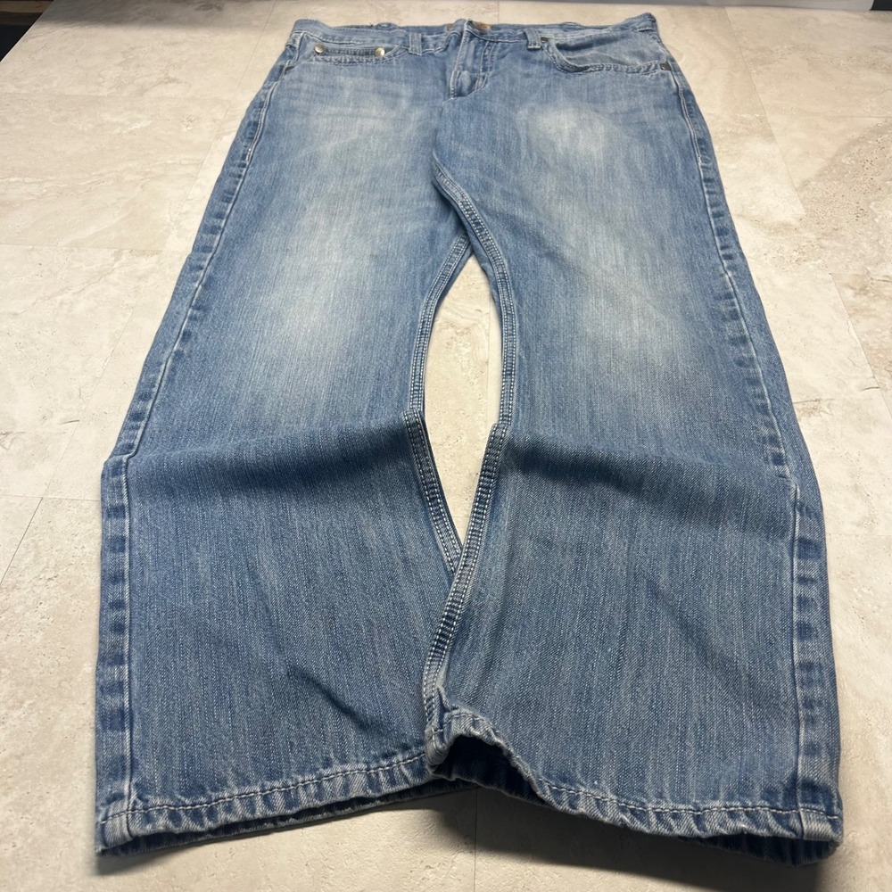 Wrangler 20X Style 42 Vintage Boot Jeans Blue Mens 36x30 Western Bootcut Denim